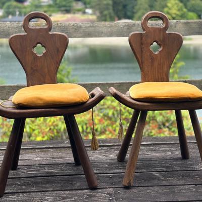 Antique Birthing Chairs