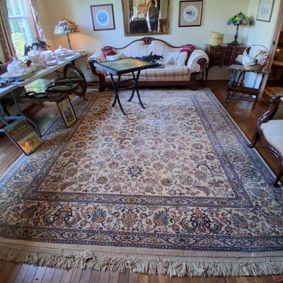 WOOL ORIENTAL AREA RUG