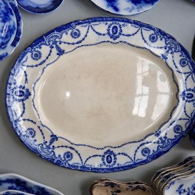 Prince T.R Co Flow Blue Platter