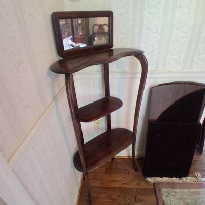 ART NOUVEAU SIDE STAND DISPLAY SHELF