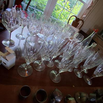 WATERFORD WATER AND WINE STEMS FOR 12