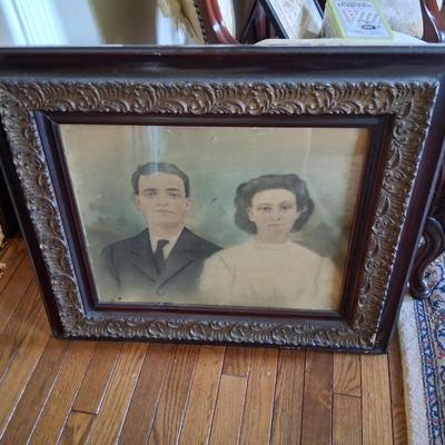 HAND TINTED ANTIQUE PORTRAITS