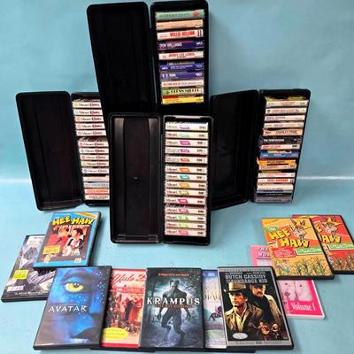 Blast From the Past! Cassettes and Dvd's  