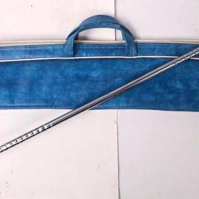 Vintage Twirling Baton with Faux Leather Carry Case