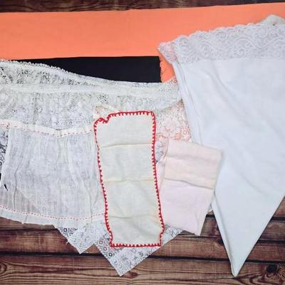Assortment of Table Cloths and Embroidered Napkins
