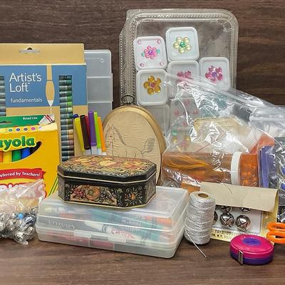 Assorted Crafting Supplies 
