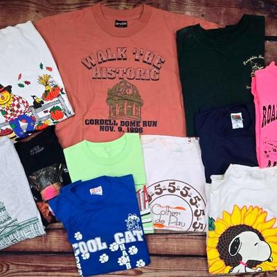 "Gildan," "Hanes," & "Fruit Of The Loom" T-shirts (Cordell and Pumpkin Festival)