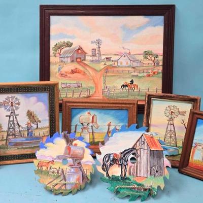 On the Farm: Originals by Francis Britton Weeks
