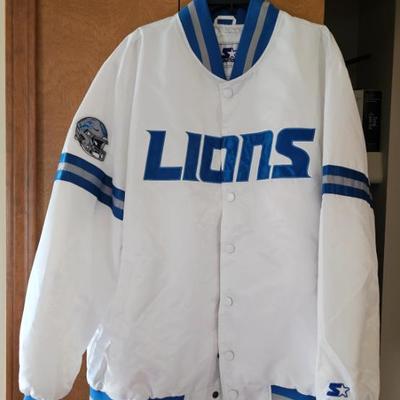 NEW Detroit Lions starter jacket XXL