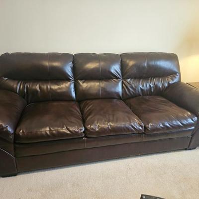 Leather couch
