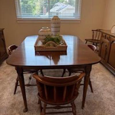 dining room table and 10 chairs