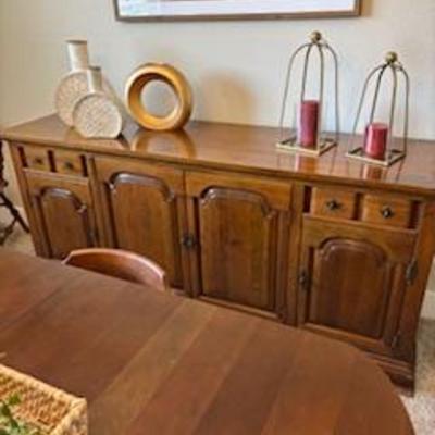 Large dining buffet