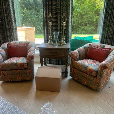Sale Photo Thumbnail #40: Customer
Upholstered club chairs 