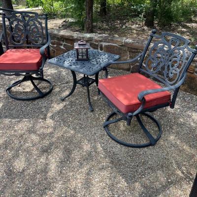 LOTS of swivel chairs, gliders, tables 