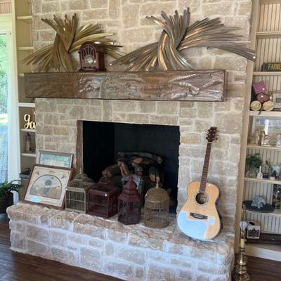 Sale Photo Thumbnail #21: Acoustic guitar, metal wall art