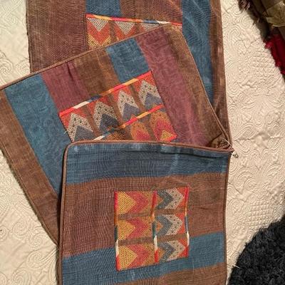 Vintage Jordan Design and Trade Center pillow covers