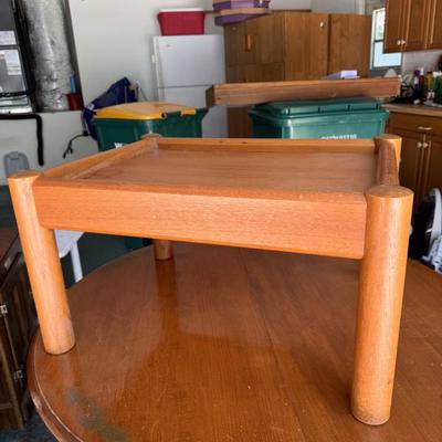 Sale Photo Thumbnail #45: Small foot stool / table 
Made in Denmark teak? 