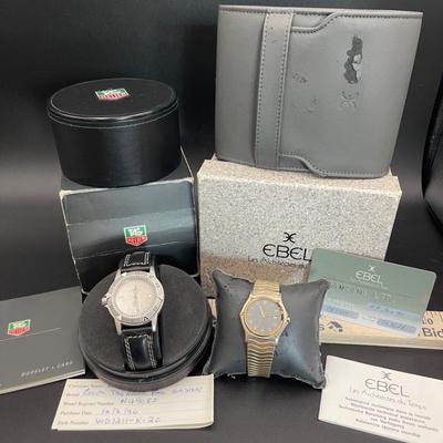 Tag Heuer and Ebel watches