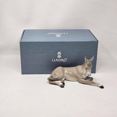 Lladro Nativity #5483 "El mula - Donkey" in Box
