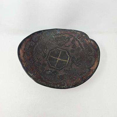 The Clay Cellar Roku Pottery Textured Footed Bowl
