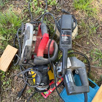 Skillman Saw, Black And Decker Saw, Black And Decker Polish Sander, Porter and Cable Quicksand