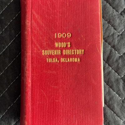 1909 Wood’s Souvenir Directory Tulsa, Oklahoma – Rare Historic Book