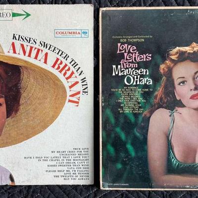 Vintage Vinyl Records – Anita Bryant & Maureen O’Hara Albums