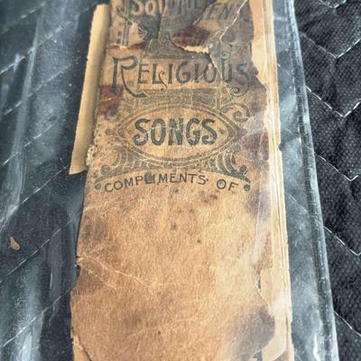 Religious Songbook & Assorted Foreign Coins – Vintage Collectibles Lot