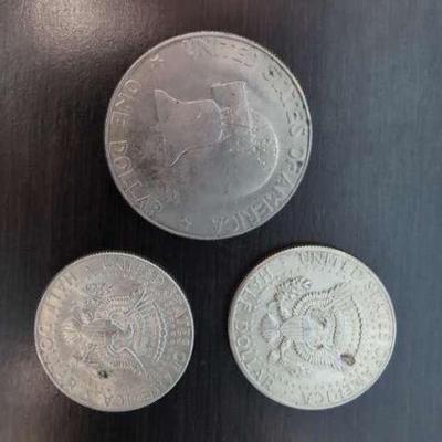 Collectible U.S. Coin Lot – 2x 1964 Silver Kennedy Half Dollars