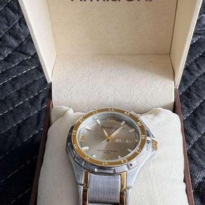 Armitron Men's Two-Tone Stainless Steel Watch with Box