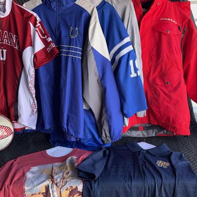 Men’s Indiana Hoosiers Jersey, Signed Basketball, Colts Team Apparel, Oakley Winter Jacket & More