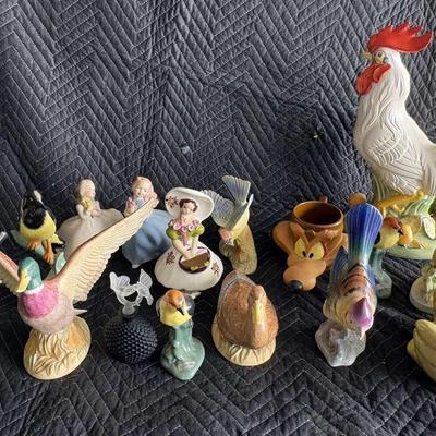 Porcelain and Ceramic Sculptures, Metal Squirrel Nutcracker