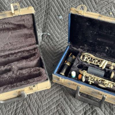 Clarinet by Noblet Paris with Two Hard Cases – Includes 2 Reeds & Cork Grease