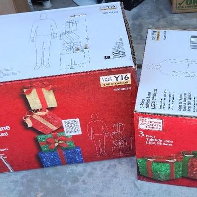 LED Gift Boxes Christmas Yard Decor
