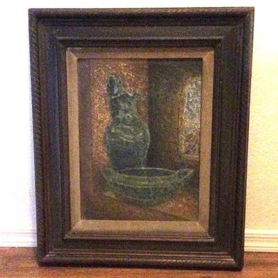 Craft And Bowl Oil Painting 