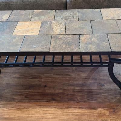 Stone Top Coffee Table