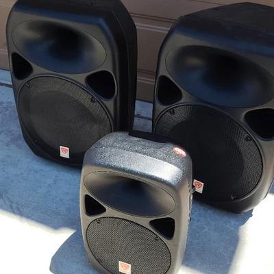 Outdoor 3 Piece Rockville Speaker Set