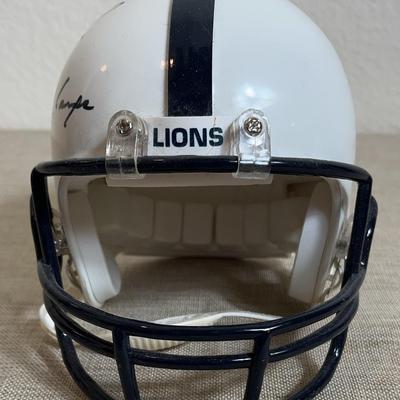 Mini Penn State Nittany Lions Helmet Signed By Shane Conlan