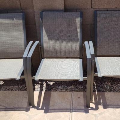 (3) Patio Chairs