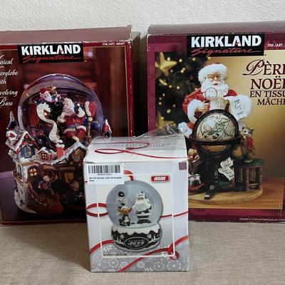 Christmas Water Globes And More