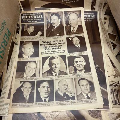 1940’s Boston Globe pictorial