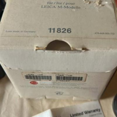 Leica lens box