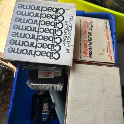 Darkroom supplies 