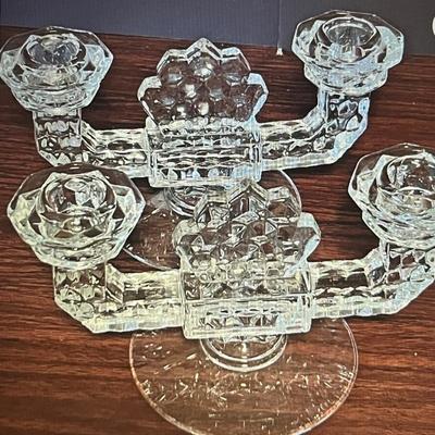 Lots of 1940's Cubist Fostoria