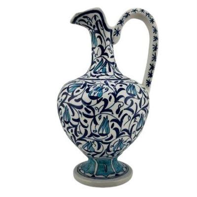 Lot 057   
Turkish Kutahya Vase/Pitcher