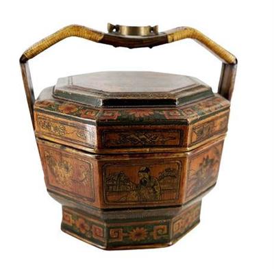 Lot 102-B   
19th C. Chinese Wedding Basket