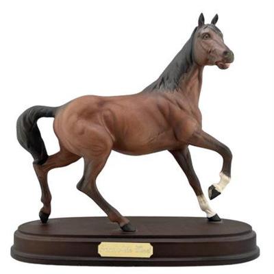 Lot 019   
Beswick Spirit of the Wind horse on Plinth