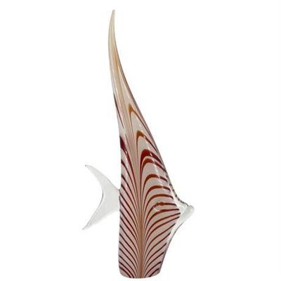 Lot 091   
Murano Art Glass Angel Fish Sculpture