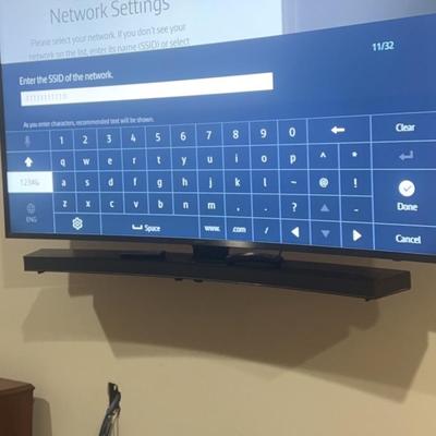 Samsung 64” Curved Screen & LG  21” 