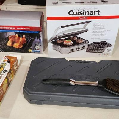Cuisinart- Griddle, Charbroil- Grill Infuser(unopened), BBQ Tools And More!